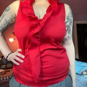 Moschino Top with frilly collar